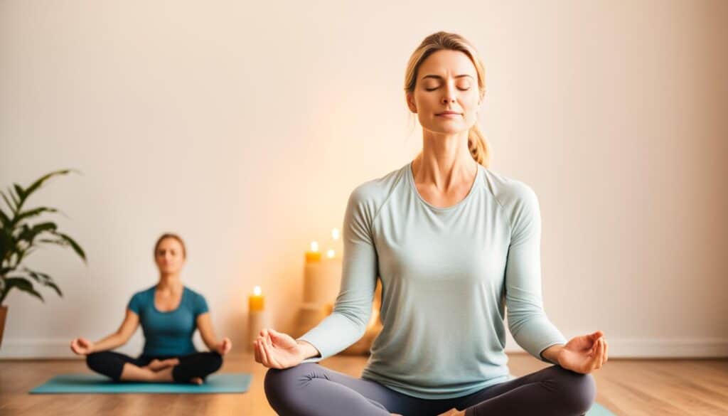 Meditative Berührung in der Meditation